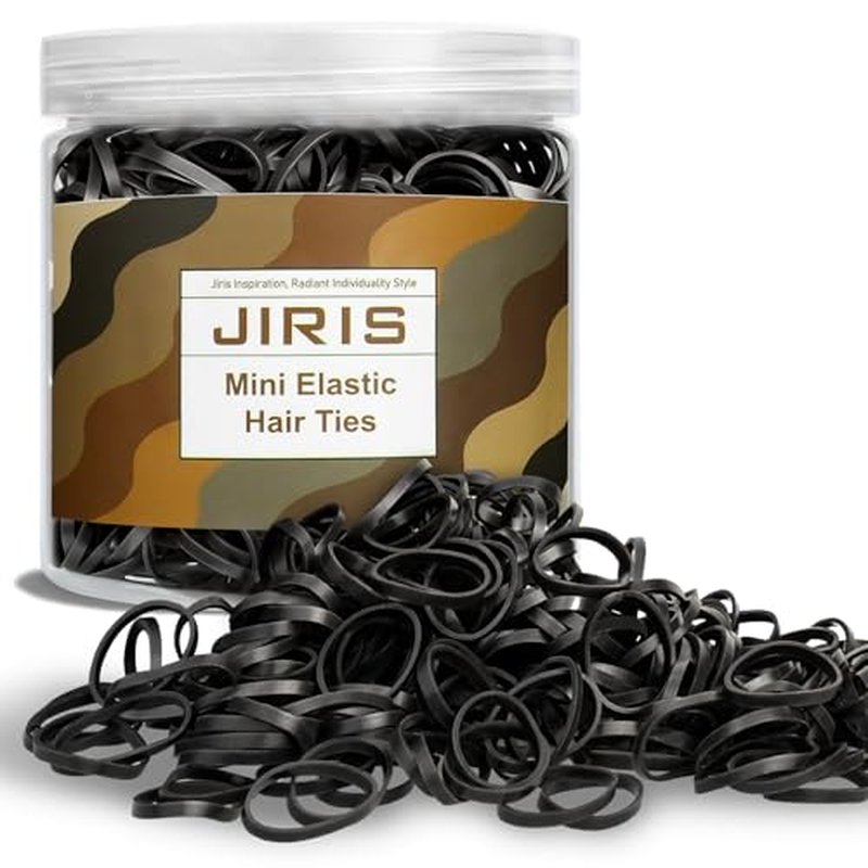 1000pcs Mini Clear Hair Rubber Bands - Soft, Durable Elastic Ties