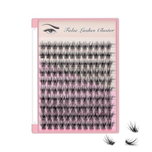 SULV Wispy Lash Clusters - Natural DIY Eyelash Extensions, 120PCS