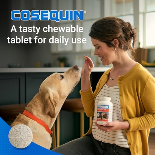 Nutramax Cosequin Joint Health Supplement for Dogs, 132 Chewable Tablets