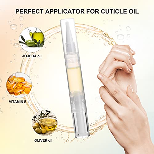 UPZIGS Empty Cuticle Oil Pen 5ml - 5 Pack Fillable