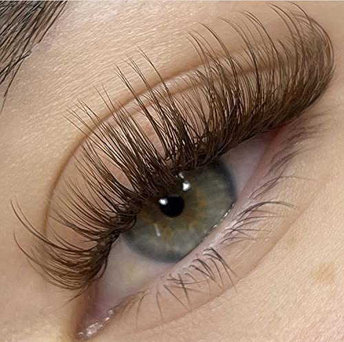 Volume Eyelash Extensions Green Lash Extensions 0.07 C/D Curl 8-14mm Mix Easy Fan Volume Lashes 3D-20D Lash Self Fanning D Curl Used by FADVAN (Green 0.07-D, 8-14mm)