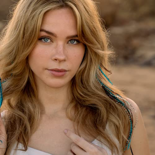 Clip-On Feather Hair Extensions 14 inch | Real Rooster Feathers