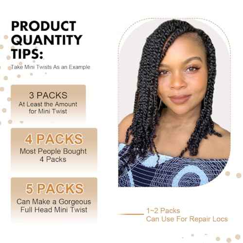 Afro Kinkys Bulk Human Hair, 4c Curly Hair for Permanent Sister Locs/Mini Twists/Braids/Repair Can Dye and Bleach(18 inch),Medium Brown