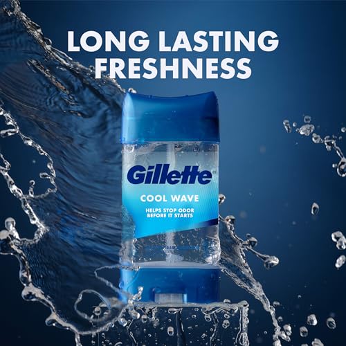 Gillette Clear Gel Antiperspirant Deodorant for Men 72hr