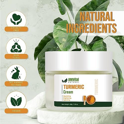 AMVital Turmeric Skincare Bundle ? Cleanser, Toner, Cream & Serum for Radiant, Even-Toned Skin