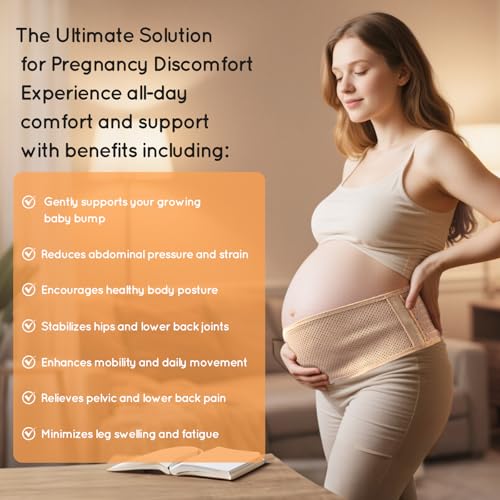2nd Trimester Pregnancy Gift Box for Expecting and First Time Moms, Gift Basket for Pregnant Women, Pregnant Mom Gifts Box, New Mom Gifts, 2nd Trimester Pregnancy Essentials