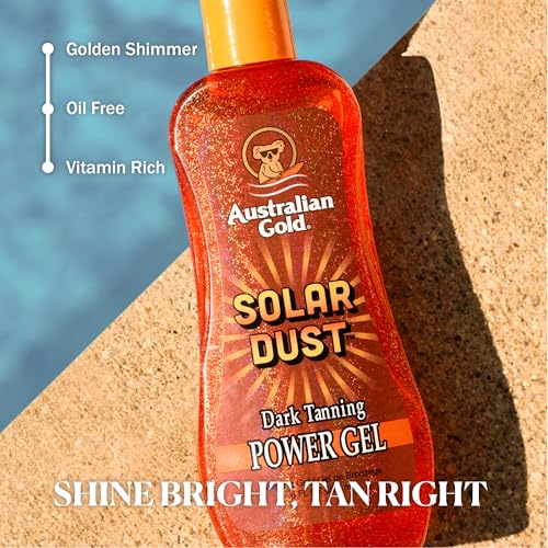 Australian Gold Solar Dust Dark Tanning Gel, 8 fl oz