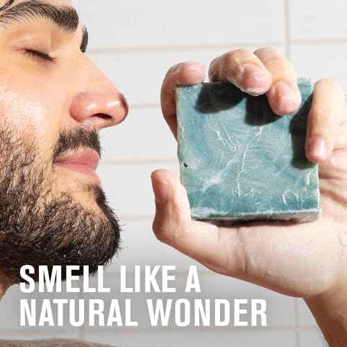 Every Man Jack Cold Processed Mens Bar Soap - Coconut + Driftwood Scent - Deeply Cleans & Hydrates with Shea Butter and Coconut Oil - (3 Pack)