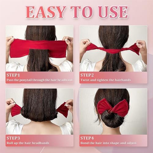 3-Piece Hair Bun Maker Set - Deft Donut Bun Tool Kit
