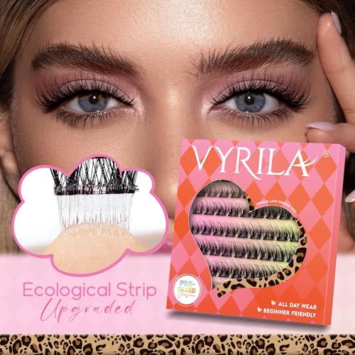 Self Adhesive Lash Clusters - D Curl Wispy Reusable Lashes