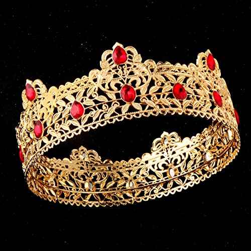 Men's Crowns Metal Adult Men Birthday Prom Homecoming Party Crown King Crown For Festival Wedding Baby Shower