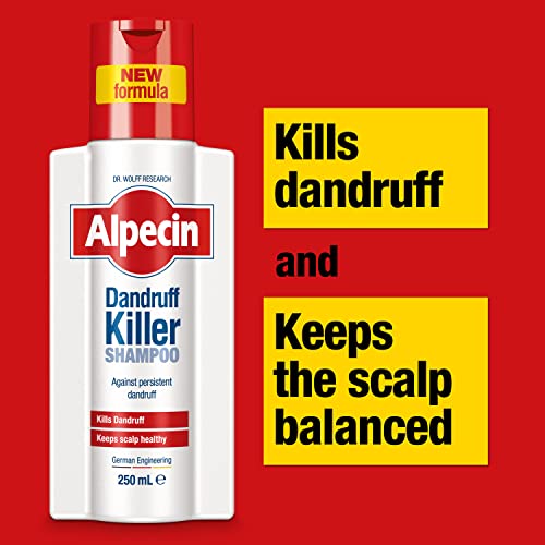 Alpecin Dandruff Killer Shampoo 250ml – Anti-Dandruff Hair Care for Scalp Comfort