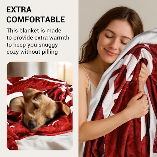 Dr Pepper XL Fleece Blanket 80”x60” - Soft Throw for Fans