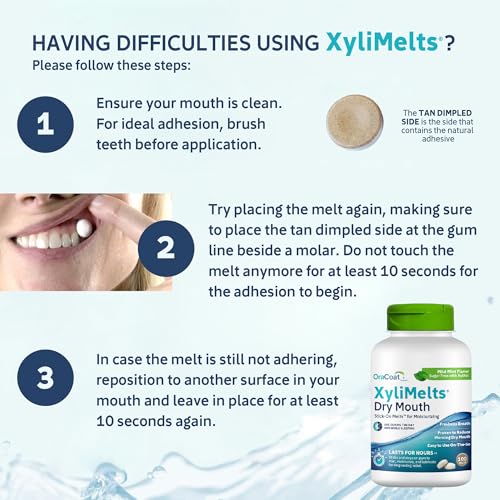 Oracoat XyliMelts Dry Mouth Relief Discs - 100 Count