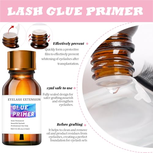 782Pcs D Curl Clusters Lash Extension Kit+5IN1 Super Lash Bonder Lash Glue Primer Kit