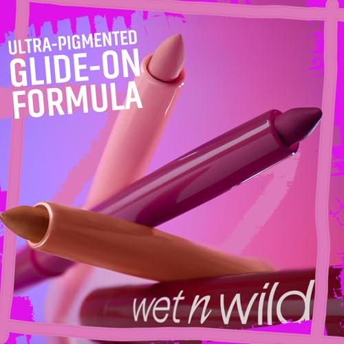 Wet n Wild Perfect Pout Matte Retractable Gel Lip Liner - Purple Lay Down the Mauves, 1 Count