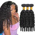 Burmese Curly Human Hair Bundles - 28, 30, 32 Inch - Unprocessed