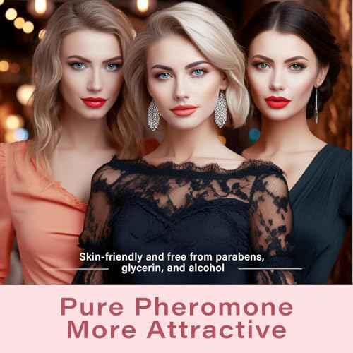 Pheromones Perfumes for Women, Perfumes for Women to Enhance Attraction & Long-Lasting Fragrance, Roll-On Perfume Boost Your Daily Confidence