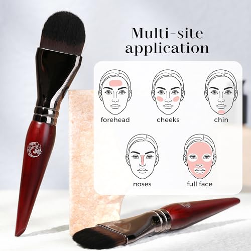 Flat Foundation Brush for Liquid Makeup & Facial Masks