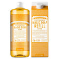 Dr. Bronner's Pure-Castile Citrus Soap - 32oz Vegan Multi-Use