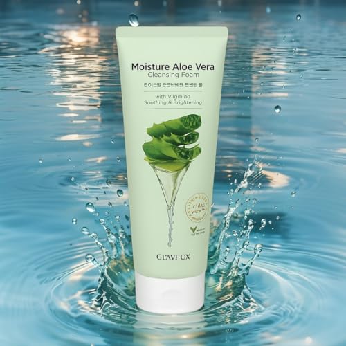 Aloe Vera Cleansing Foam with Vitamin C – 5.29 fl oz