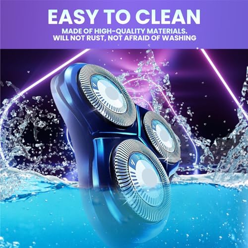 HQ8 Replacement Heads Compatible with Philips Norelco Aquatec Shaver, HQ8 Blades Fits for Philips Norelco Razor PT720 AT880 AT810, 9-pc Pack