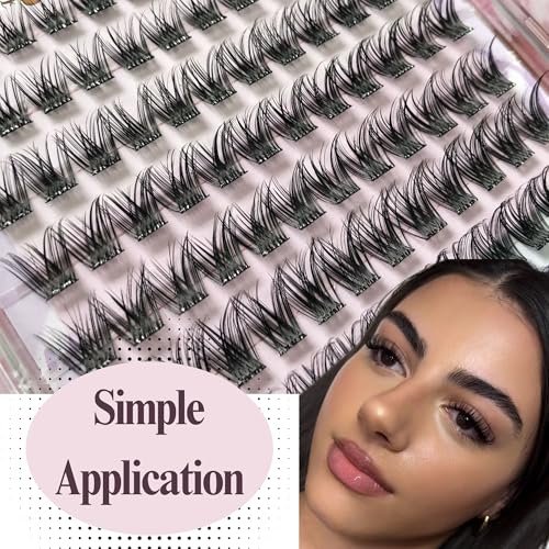 Self Adhesive Eyelash Clusters Kit Wispy Fluffy C Curl