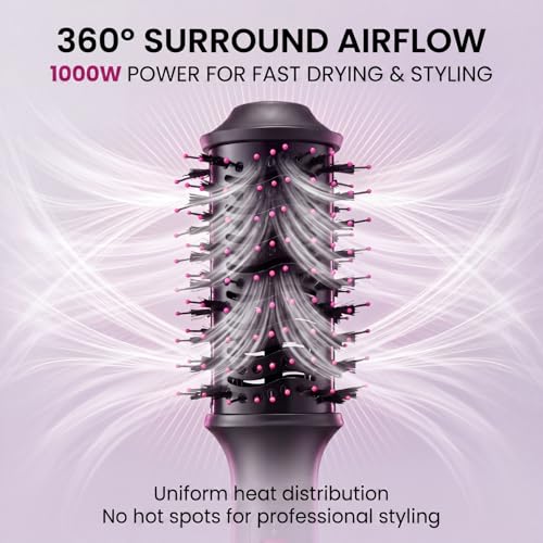 5-in-1 Hair Dryer Brush with Ionic Ceramic - Medium to Long Hair