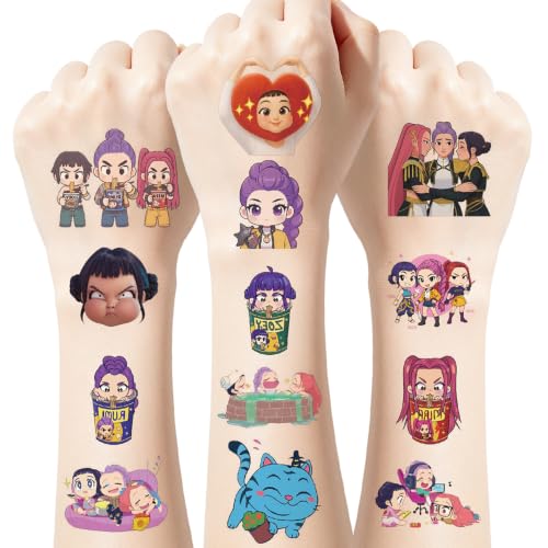 60Pcs Temporary Tattoos for Kids - Party Favors & Stickers