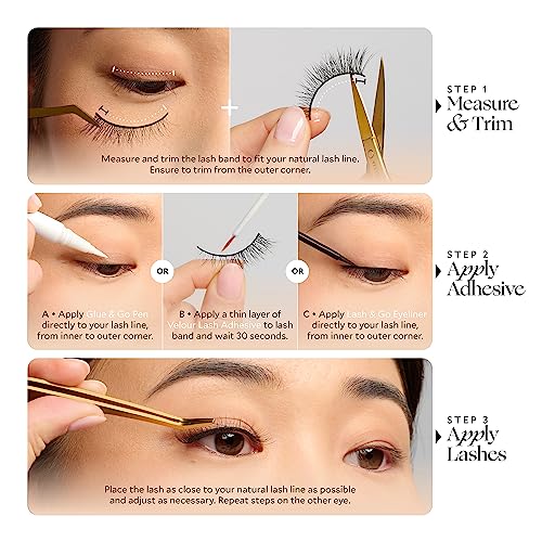 Velour Plant Fibre Eyelashes - Flower Power