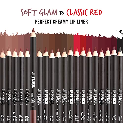 Kiss Slim Long-Wear Lip Liner Pencil, Matte Finish