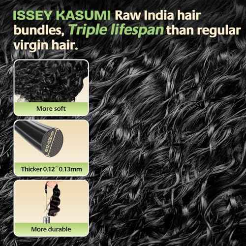 Raw Indian Human Hair Single Bundle,Triple Lifespan Than Regular Virgin Hair,In-Store Quality,Online Price! 100% Raw Indian Hair Bundles Water Wave Raw Hair Bundles 14 Inch