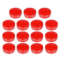 2oz/60ml Red Aluminum Tin Jar With Screw Lid - 15 Pack Metal Round Cans Containers for Lip Balm, DIY Salve, Spice, Candies, Crafts - Cosmetic Sample Steel Containers
