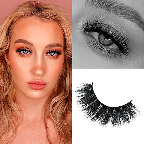 Arison 3D Mink Lashes - Wispy Dramatic Reusable Eyelashes