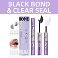 Bond and Seal Lash Glue 10ml Lash Bond and Seal Waterproof 72 Hour Eyelash Bond and Seal Strong Hold 2 in 1 Lash Glue and Bond Lash Seal and Bond for Wispy DIY Lash Clusters£¨GM-FD-ShuangT-Hei£©