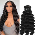 Brazilian Loose Deep Wave Hair Bundles 22 24 26 Inch