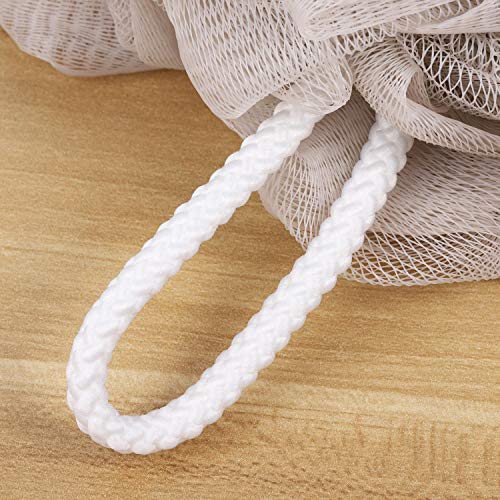 Bath Loofah Sponge 4 Pack - Soft Mesh Pouf for Shower