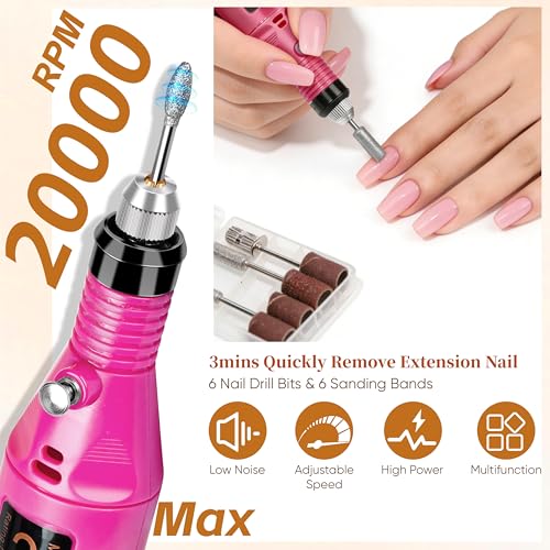 36 Colors Gel Nail Polish Kit with UV Lamp and Electric Nail Drill