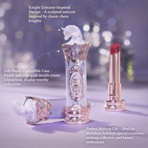 Flower Knows Knight Unicorn Glazed Lipstick - Soft Rose Pink