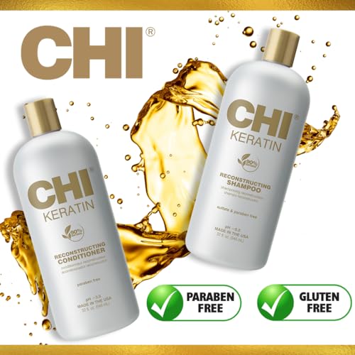 CHI Moisturize It Duo Keratin Shampoo & Conditioner, 32oz