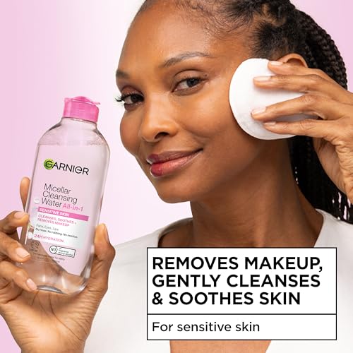 Unscented Garnier Micellar Water Hydrating Facial Cleanser & Makeup Remover - 13.5 Fl Oz