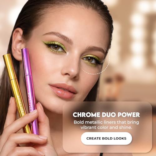 Profusion Monster Bash Chrome Gel Liner Set, 2-Piece Metallic