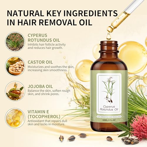 Cyperus Rotundus Oil for Hair Removal - 2pc Set
