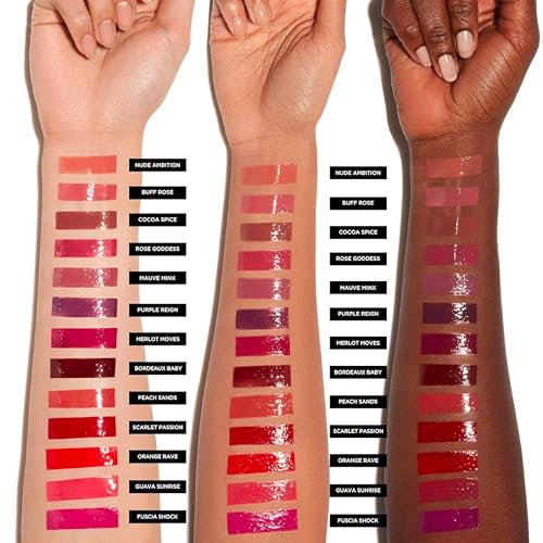 Deck of Scarlet Solid Lip Oil - Vegan Hydrating Gloss, Scarlett Passion