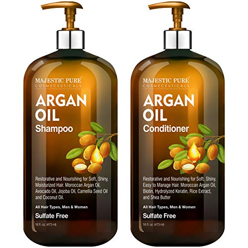 Majestic Pure Argan Oil Shampoo & Conditioner Set - 2 x 16 fl oz