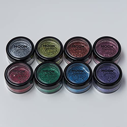 Moon Glitter Fine Cosmetic Glitter Shaker - Silver 0.17oz