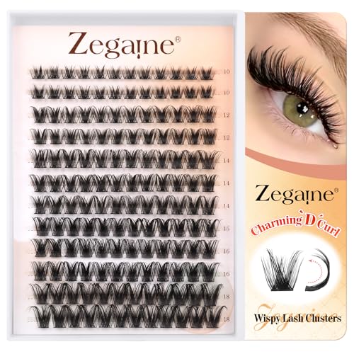 Wispy Lash Clusters 10-18MM D-Curl Eyelash Extensions 144Pcs