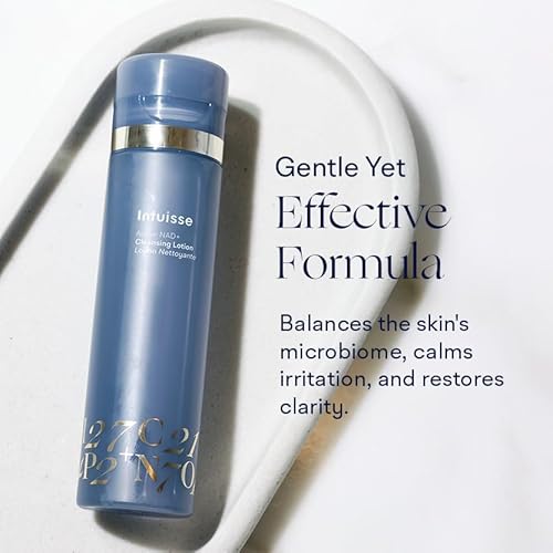 Active NAD+ Prebiotic Toner - Micellar Water & Makeup Remover? 5% Pharma-Grade NAD+ Cleanser with Centella Asiatica & A-Glucan Oligosaccharide ? Swiss Liposomal Technology ? 3.38 Fl Oz