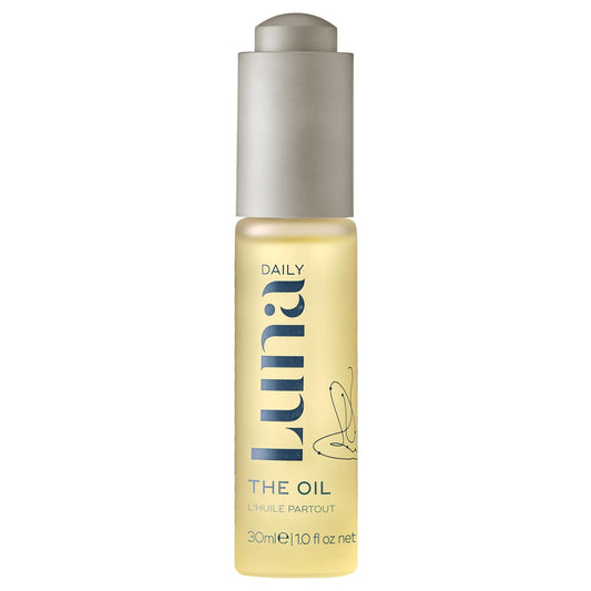 Luna Daily Ingrown Hair Oil (30ml) |Multi-Purpose Hydrating Oil |Soothes Razor Bumps, Reduces Redness, Softens Dry Skin, & Prevents Ingrown Hairs | Jojoba & Botanical Extracts for Smooth Skin