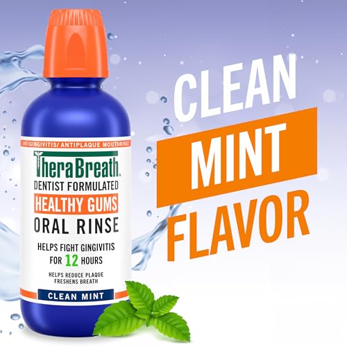 TheraBreath Healthy Gums Oral Rinse, Alcohol Free, 16 Fl Oz Pack
